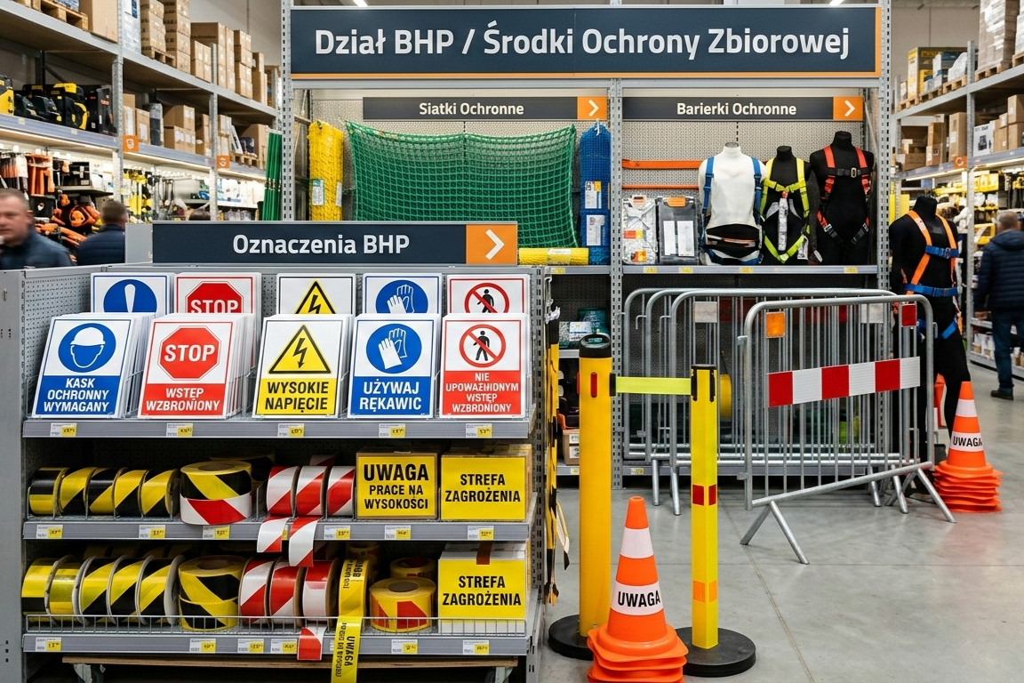 Środki ochrony zbiorowej i oznakowanie 