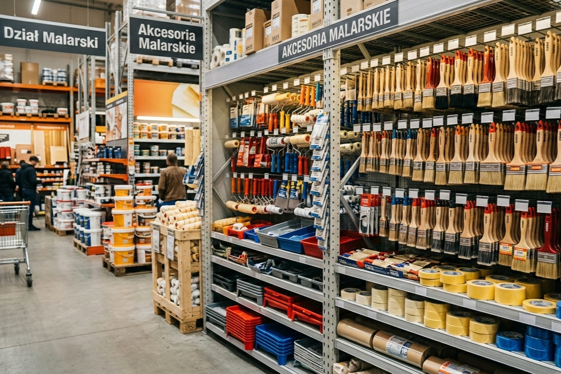 Akcesoria malarskie i zabezpieczające 