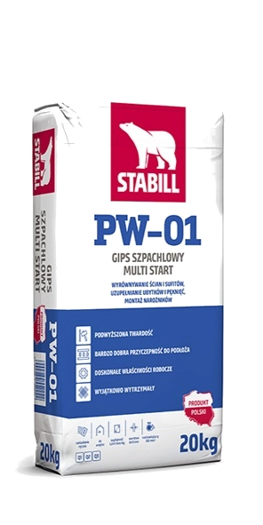 Gips szpachlowy MULTI START PW-01 STABILL