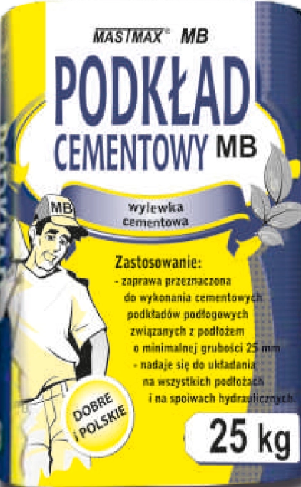 Podkład cementowy 25kg MASTMAX